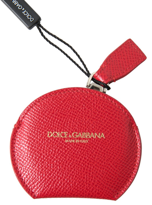 Porte-miroir en cuir rouge Dolce &amp; gabbana