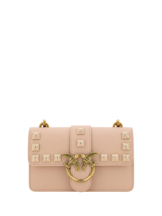 Pinko sac à bandoulière cipria mini love rose