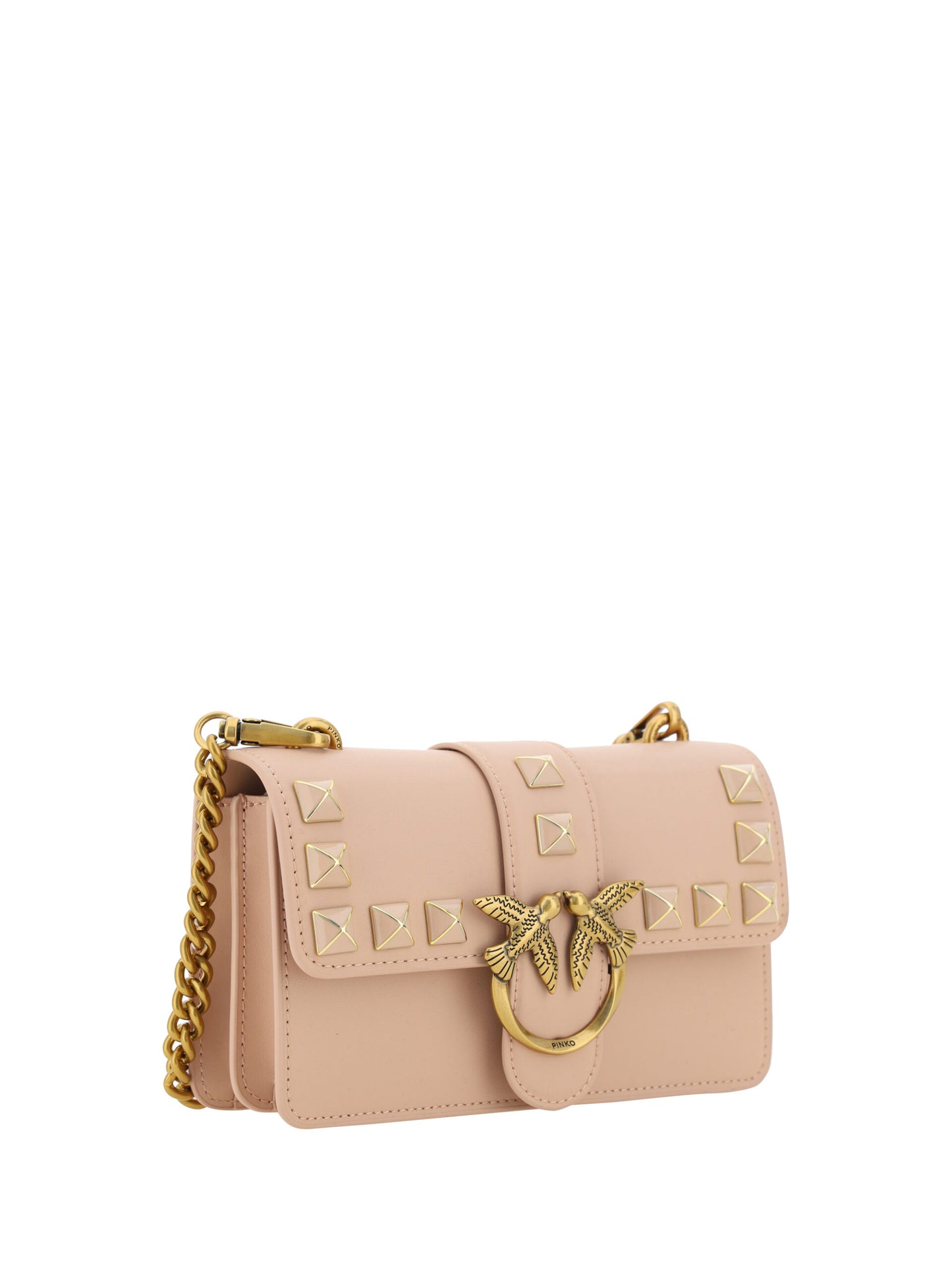 Pinko sac à bandoulière cipria mini love rose