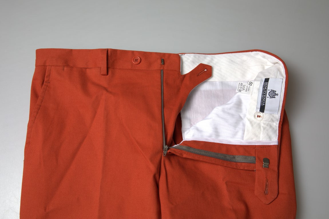 Pantalon Bencivenga orange pur coton