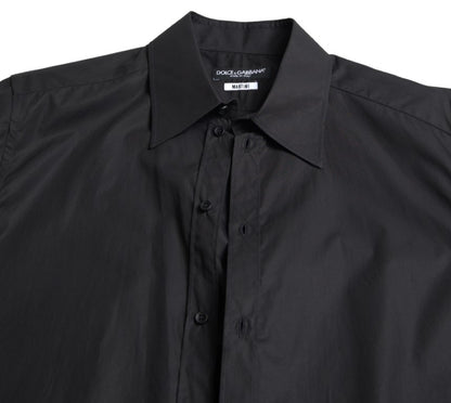 Chemise formelle à boutons dorés Dolce &amp; Gabbana