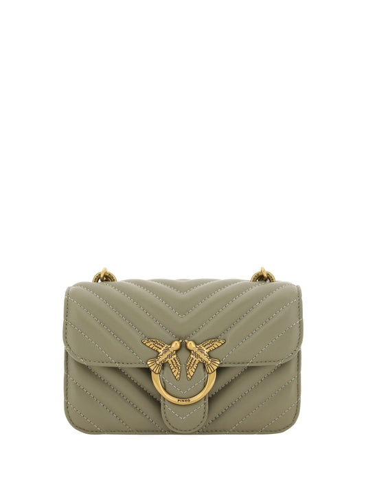 Pinko - Mini sac porté épaule Love Bell - Vert noce