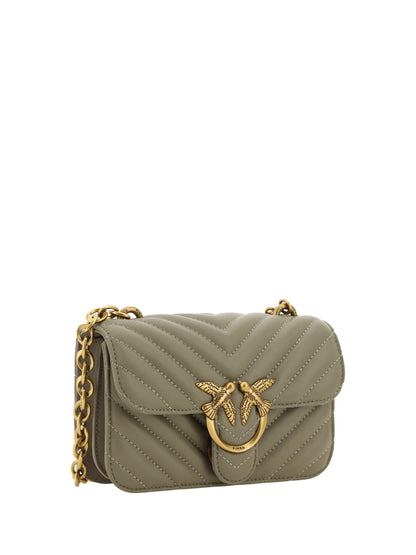 Pinko - Mini sac porté épaule Love Bell - Vert noce