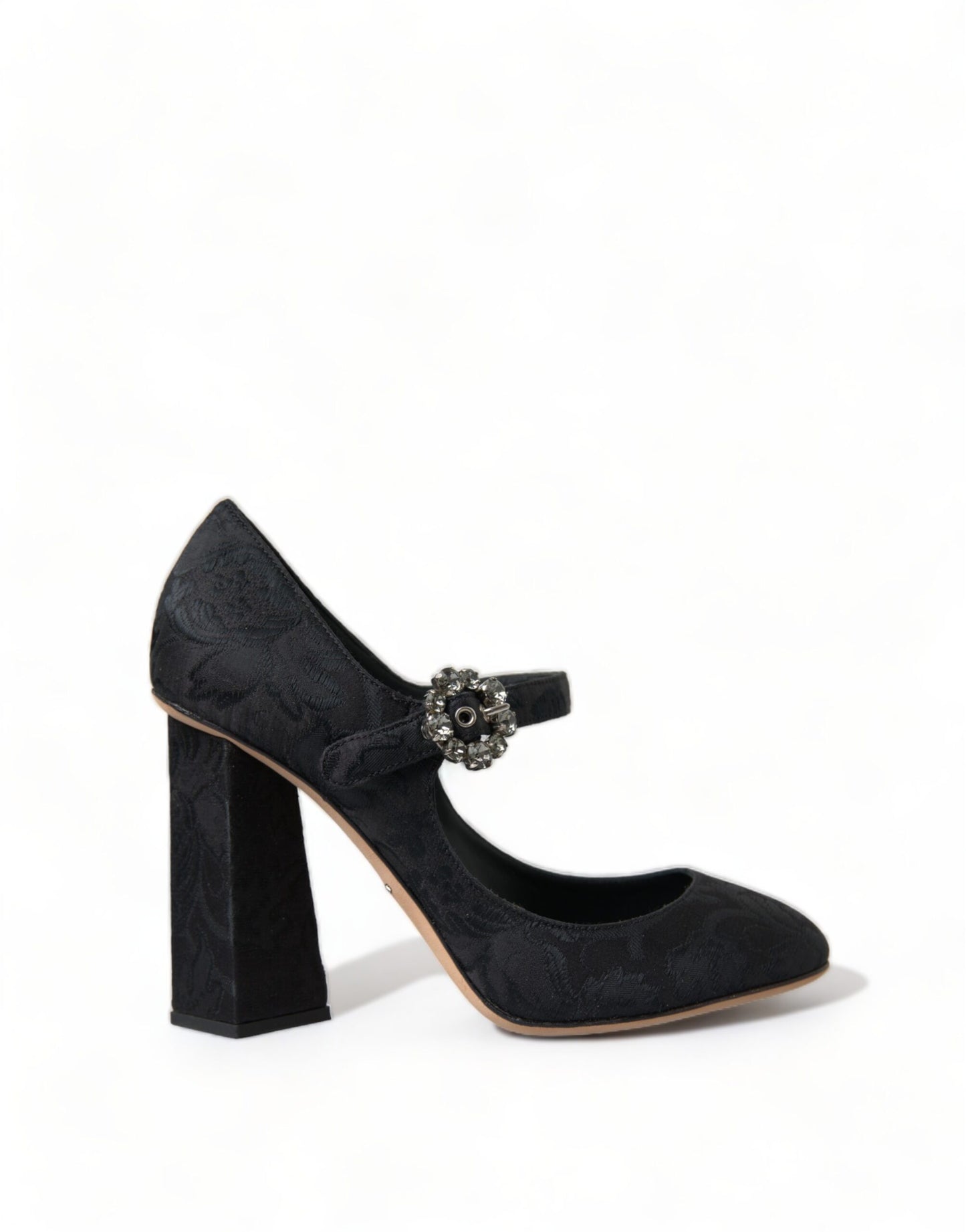 Escarpins Mary Janes en brocart noir Dolce &amp; Gabbana