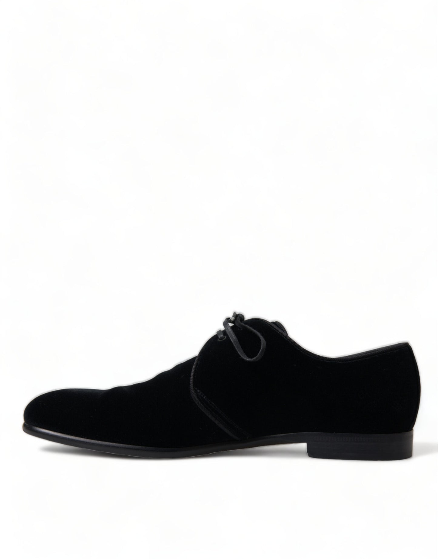 Dolce &amp; gabbana chaussures habillées derby en velours noir