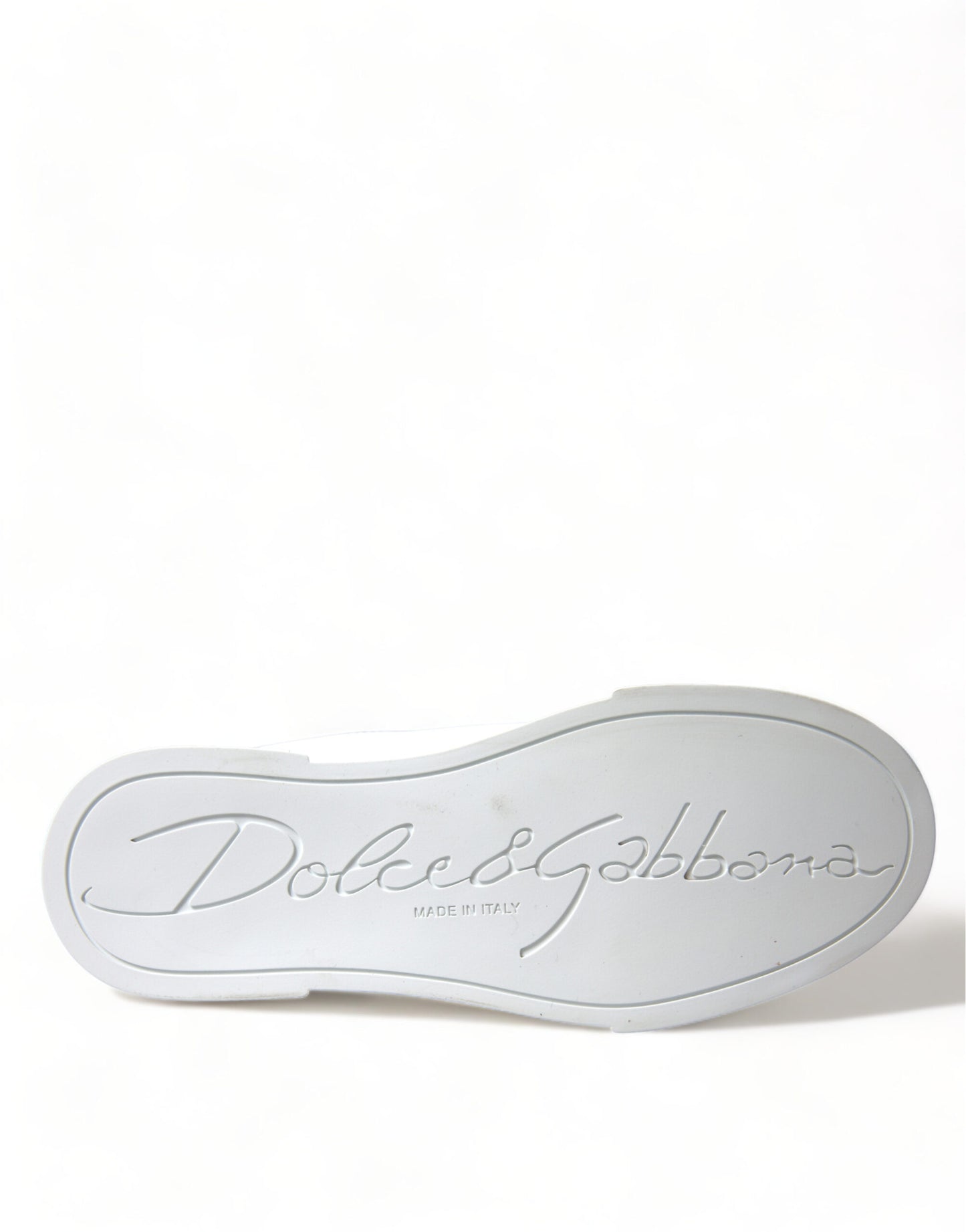 Baskets en cuir Portofino blanches Dolce &amp; Gabbana