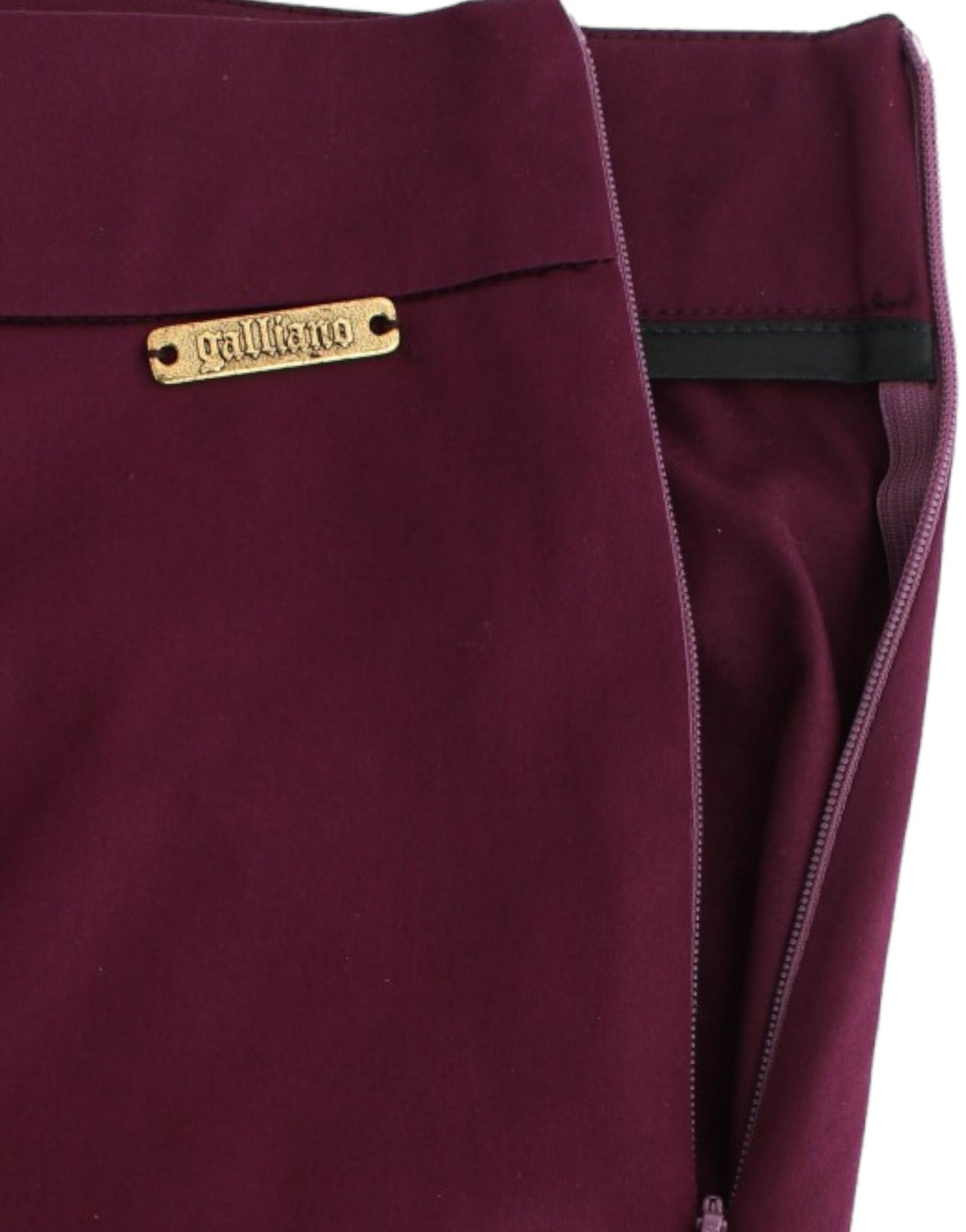 Pantalon slim violet John Galliano