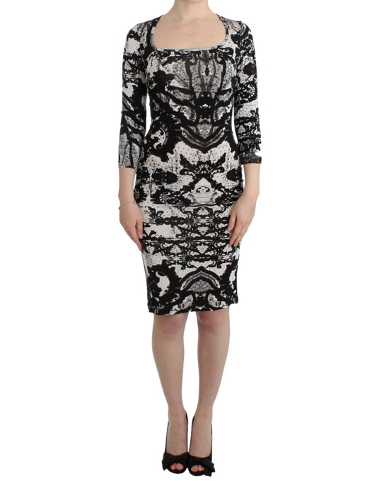 Robe fourreau en jersey imprimé Cavalli