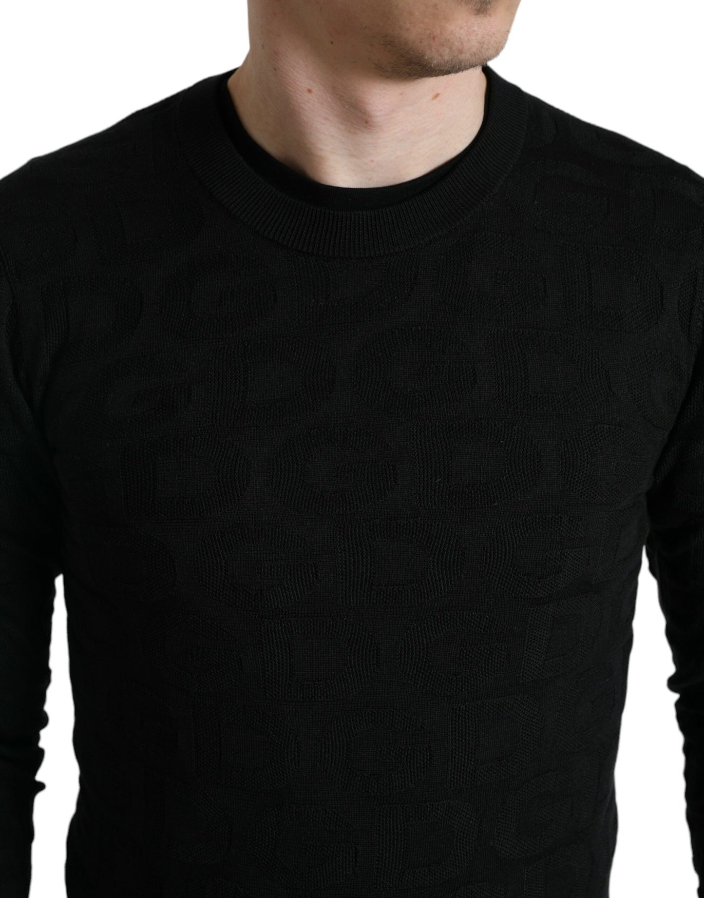 Pull ras du cou en soie Dolce &amp; Gabbana pour homme