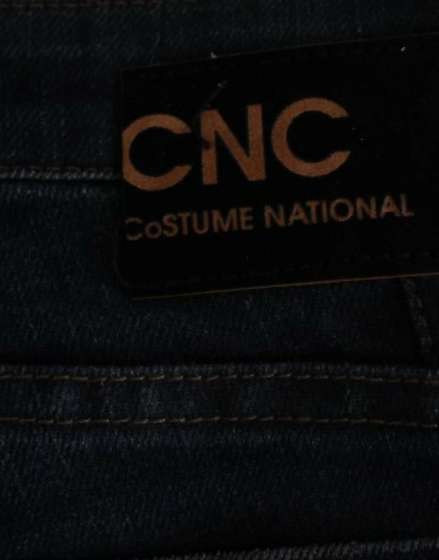 Costume national de jeans en denim bleu superskinny