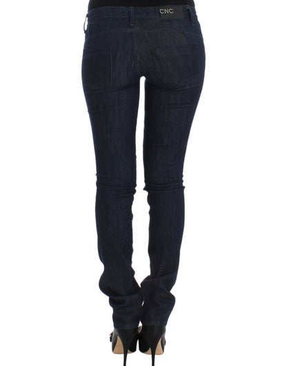 Costume national - Jean skinny bleu foncé