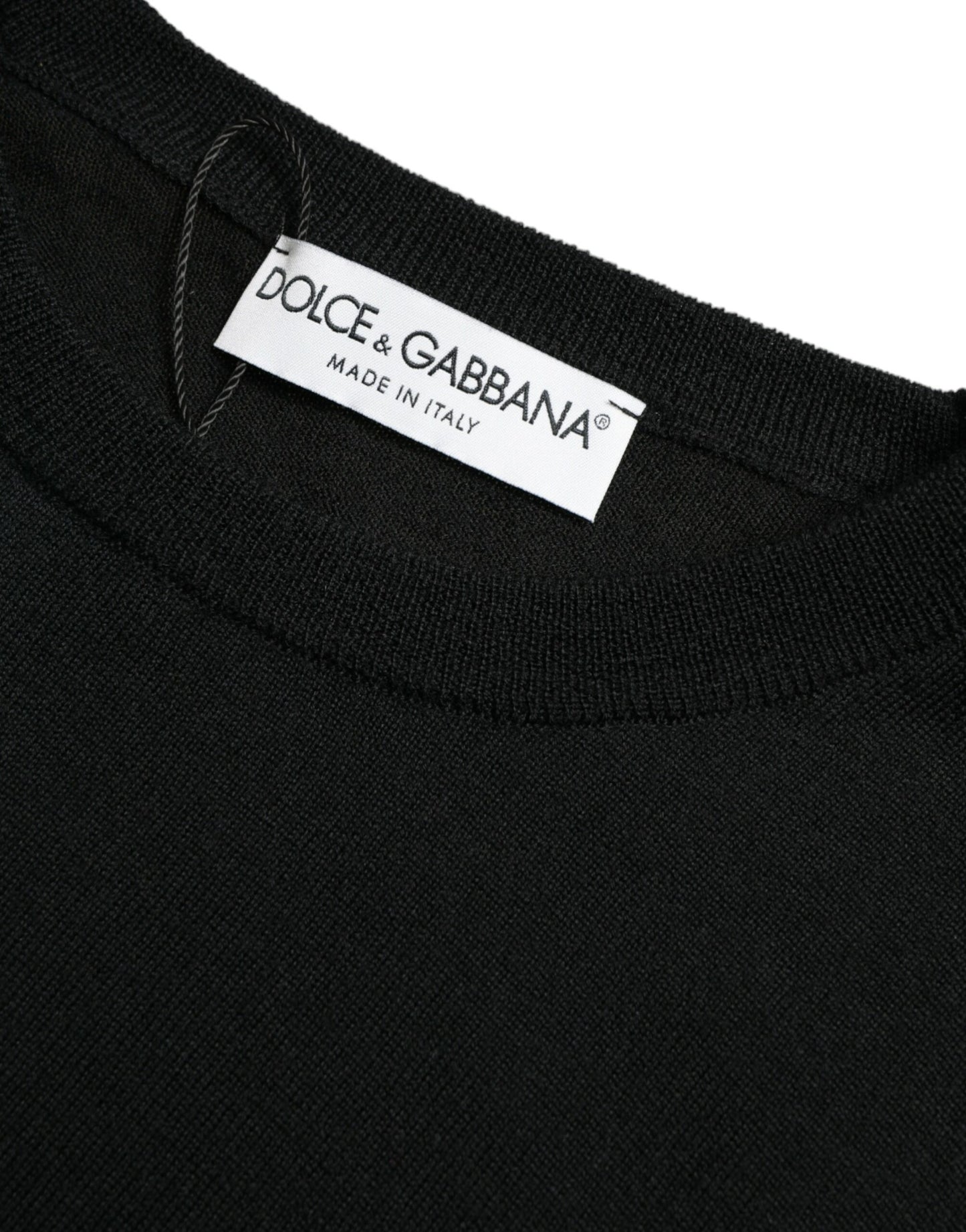 Dolce &amp; Gabbana superbe pull en laine noire