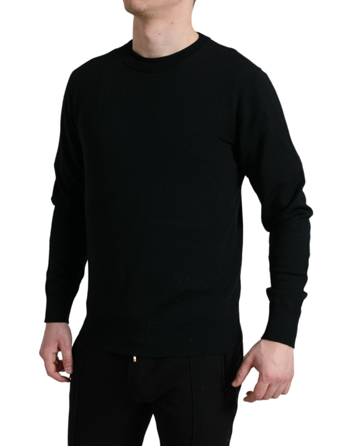 Dolce &amp; Gabbana superbe pull en laine noire