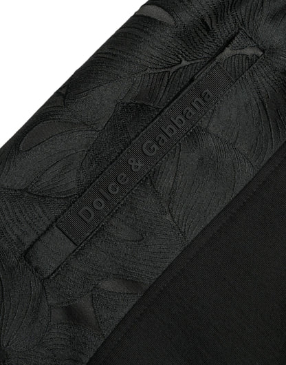 Dolce &amp; gabbana pantalon de jogging léopard noir