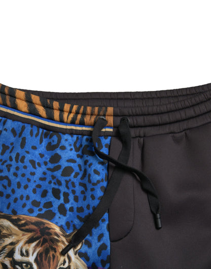 Dolce &amp; Gabbana superbe pantalon de jogging à imprimé exotique