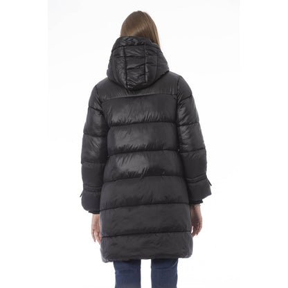 Chaqueta de nailon negra para mujer Baldinini Trend