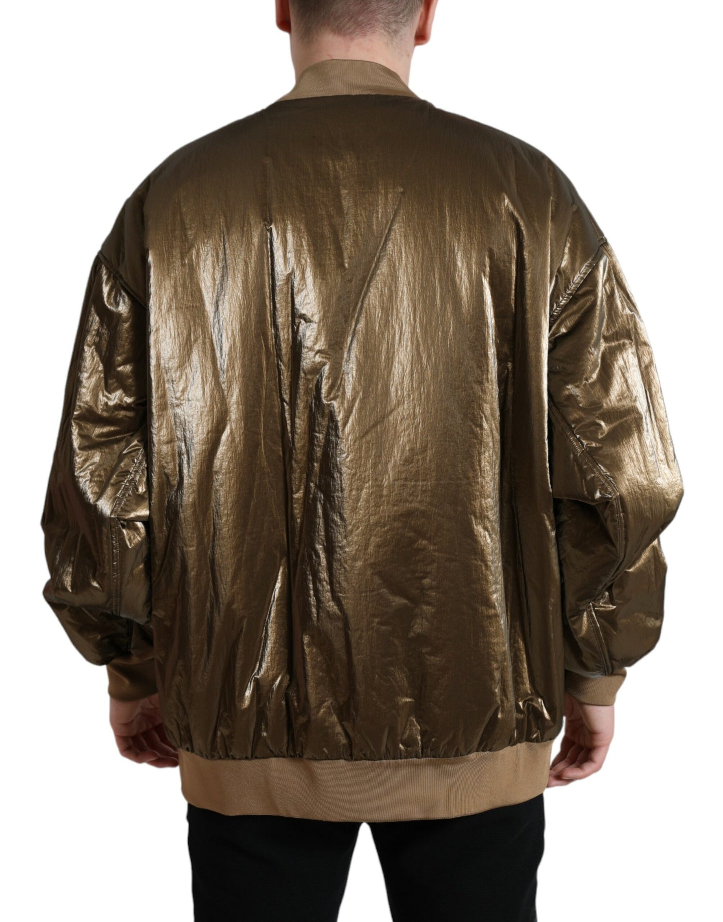 Dolce &amp; Gabbana blouson aviateur bronze