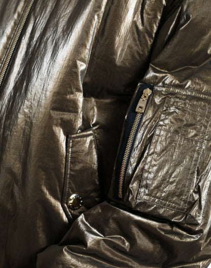 Dolce &amp; Gabbana blouson aviateur bronze