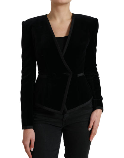 Dolce &amp; gabbana blazer croisé en coton et soie