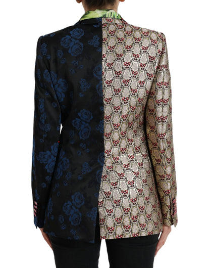 Dolce &amp; gabbana blazer patchwork multicolore