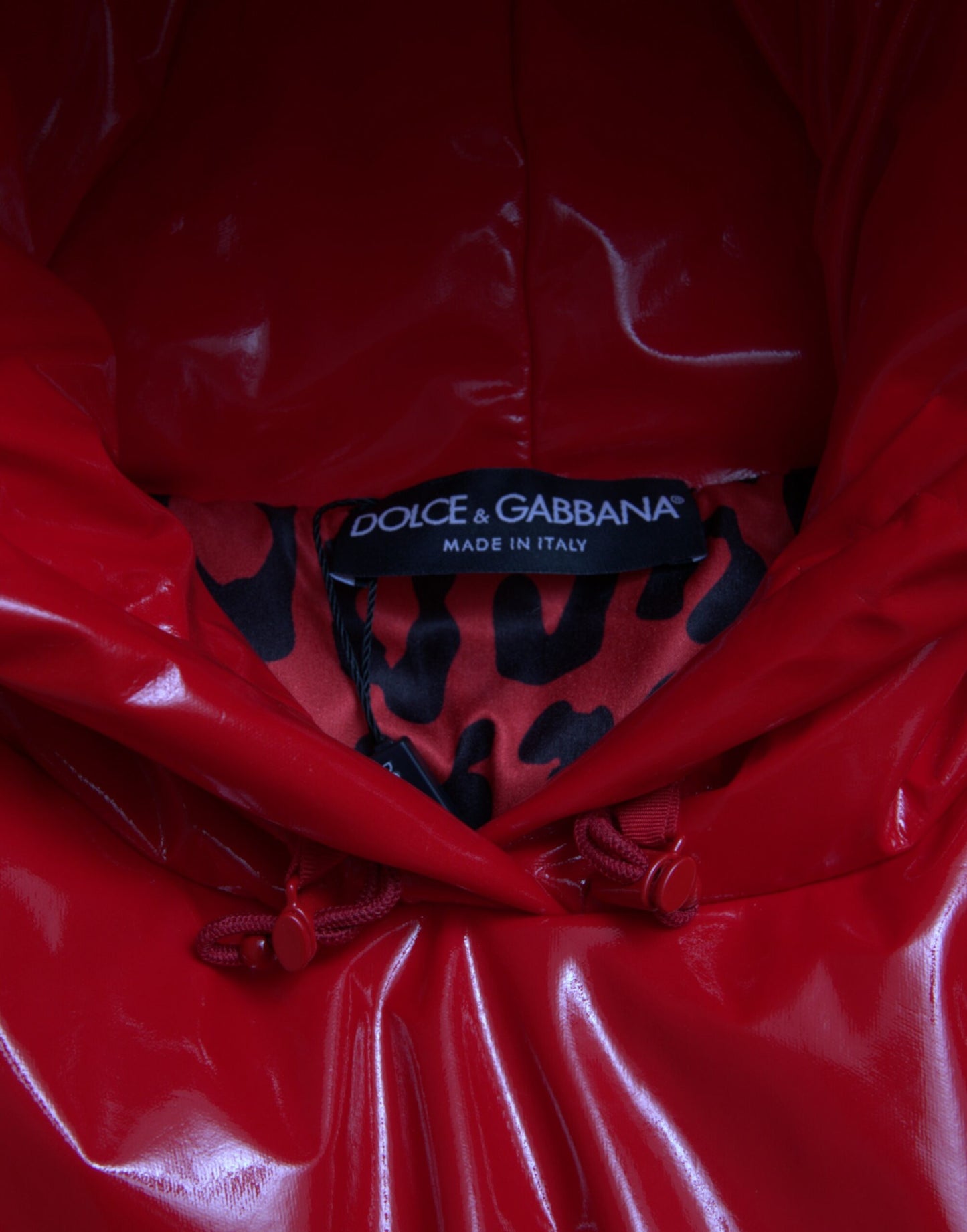 Dolce &amp; gabbana veste courte rouge brillant