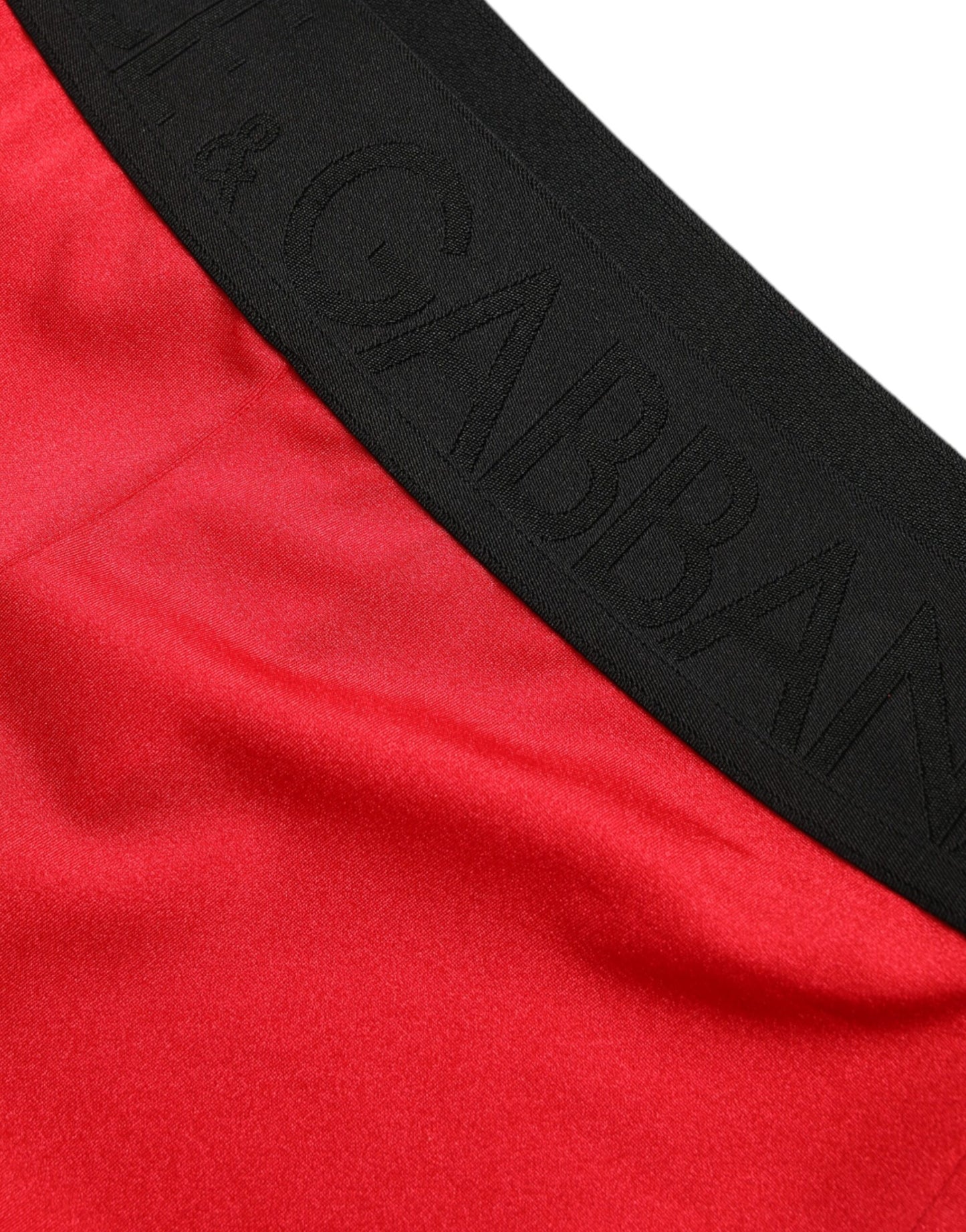 Dolce &amp; gabbana legging rouge taille haute