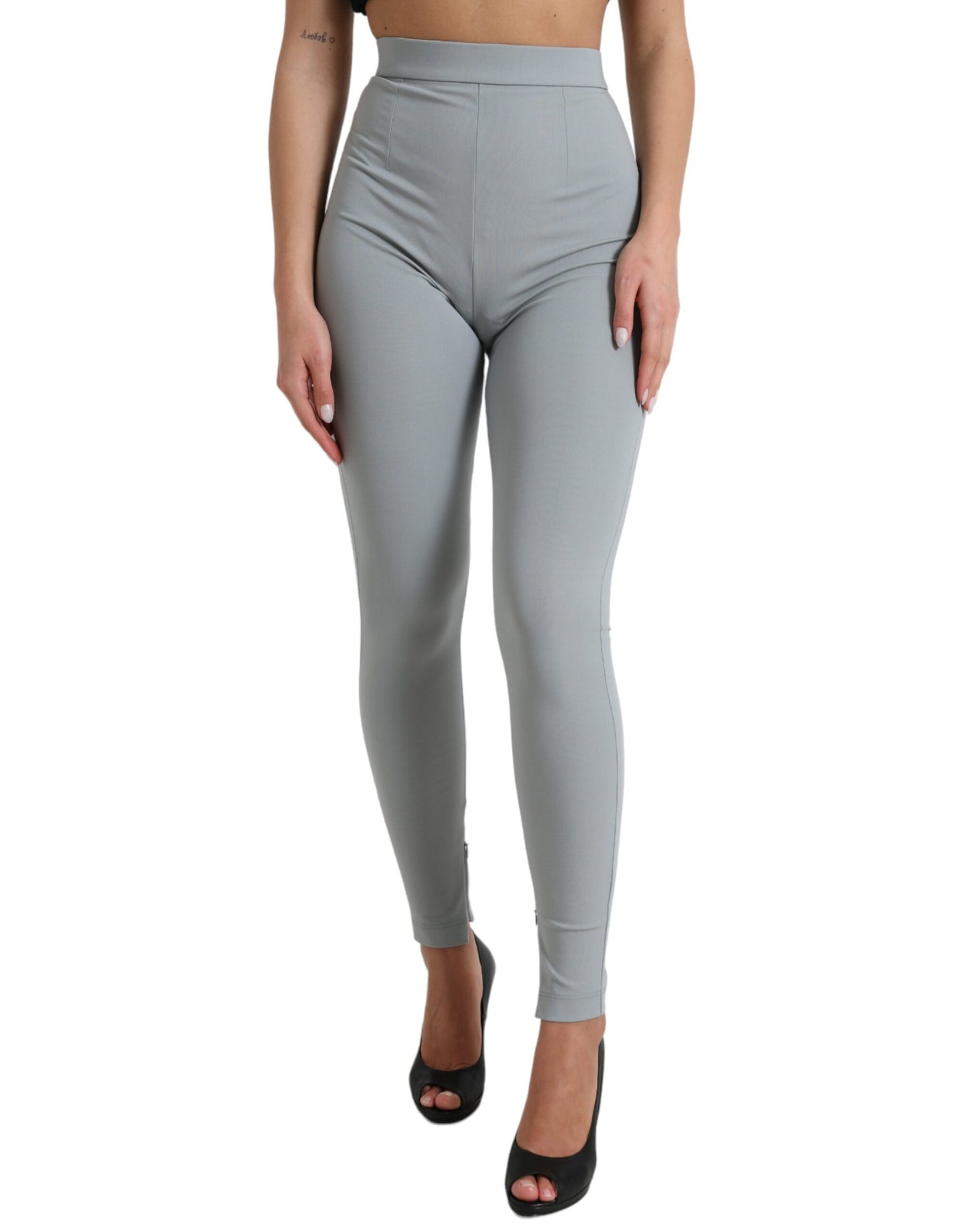 Dolce &amp; Gabbana - Legging taille haute - Gris