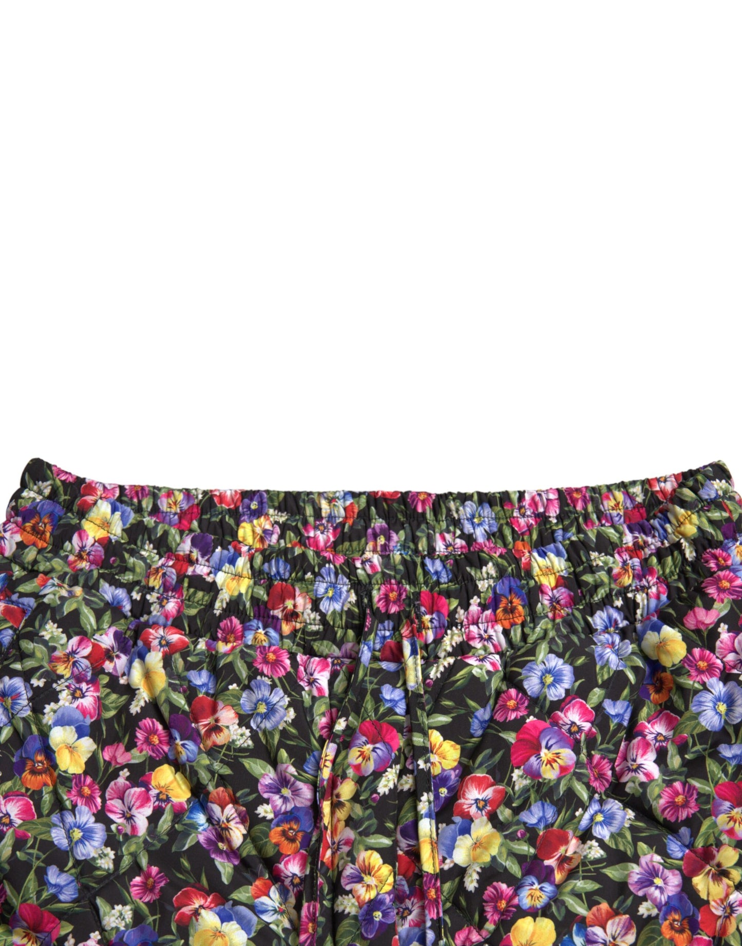 Dolce &amp; Gabbana short fleuri taille haute vibrant