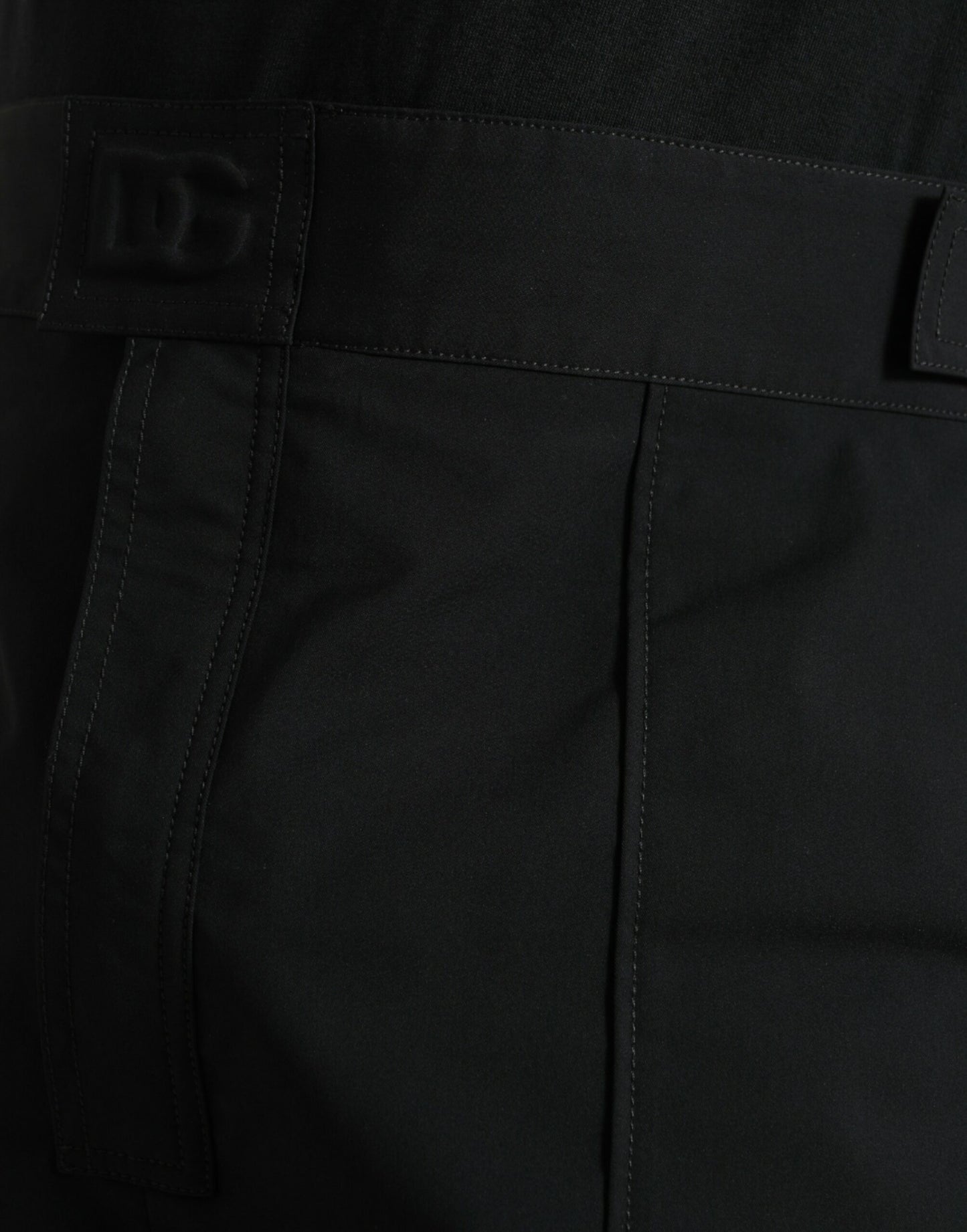 Dolce &amp; gabbana pantalon droit noir décontracté