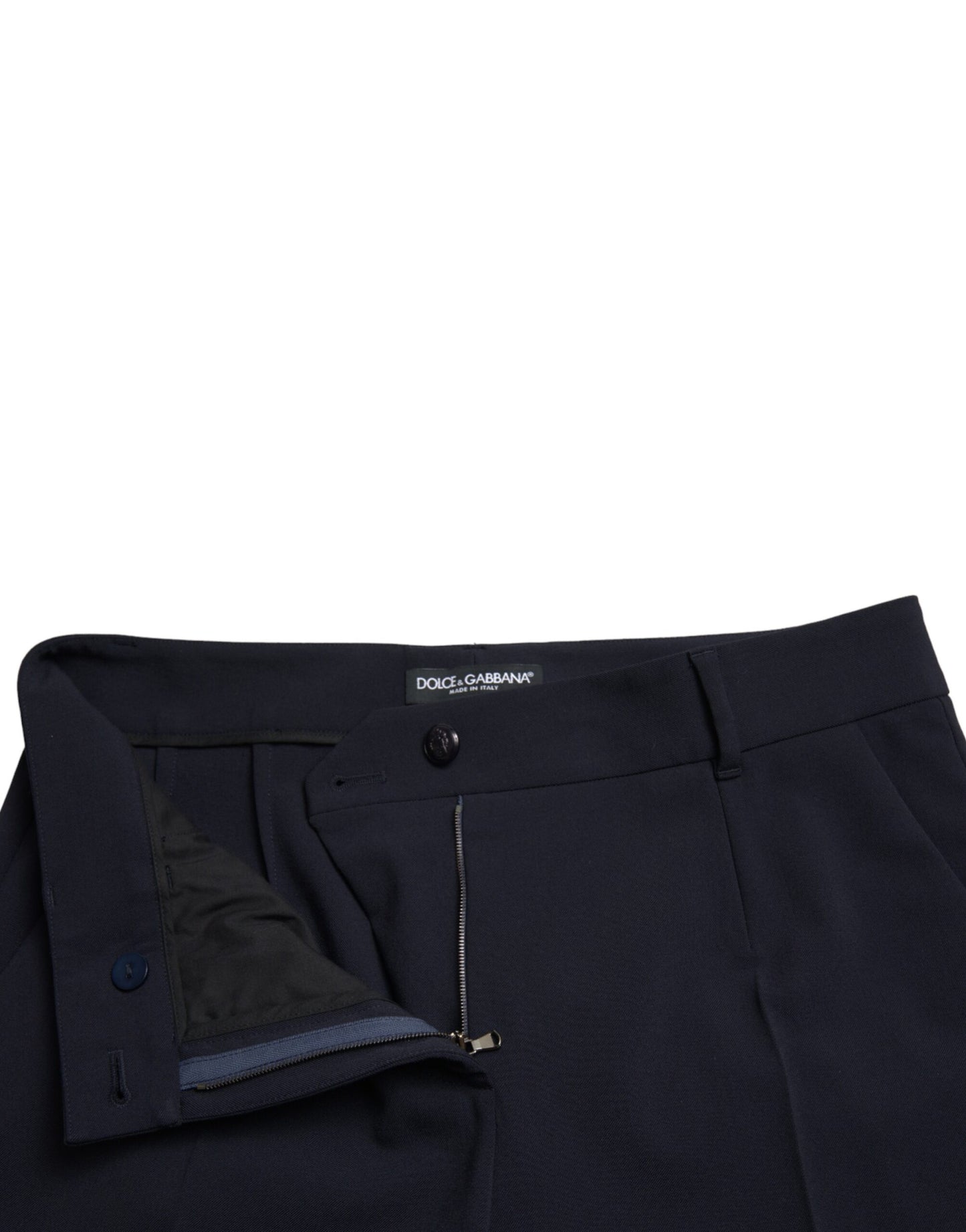 Dolce &amp; Gabbana - Pantalon fuselé taille mi-haute - Bleu