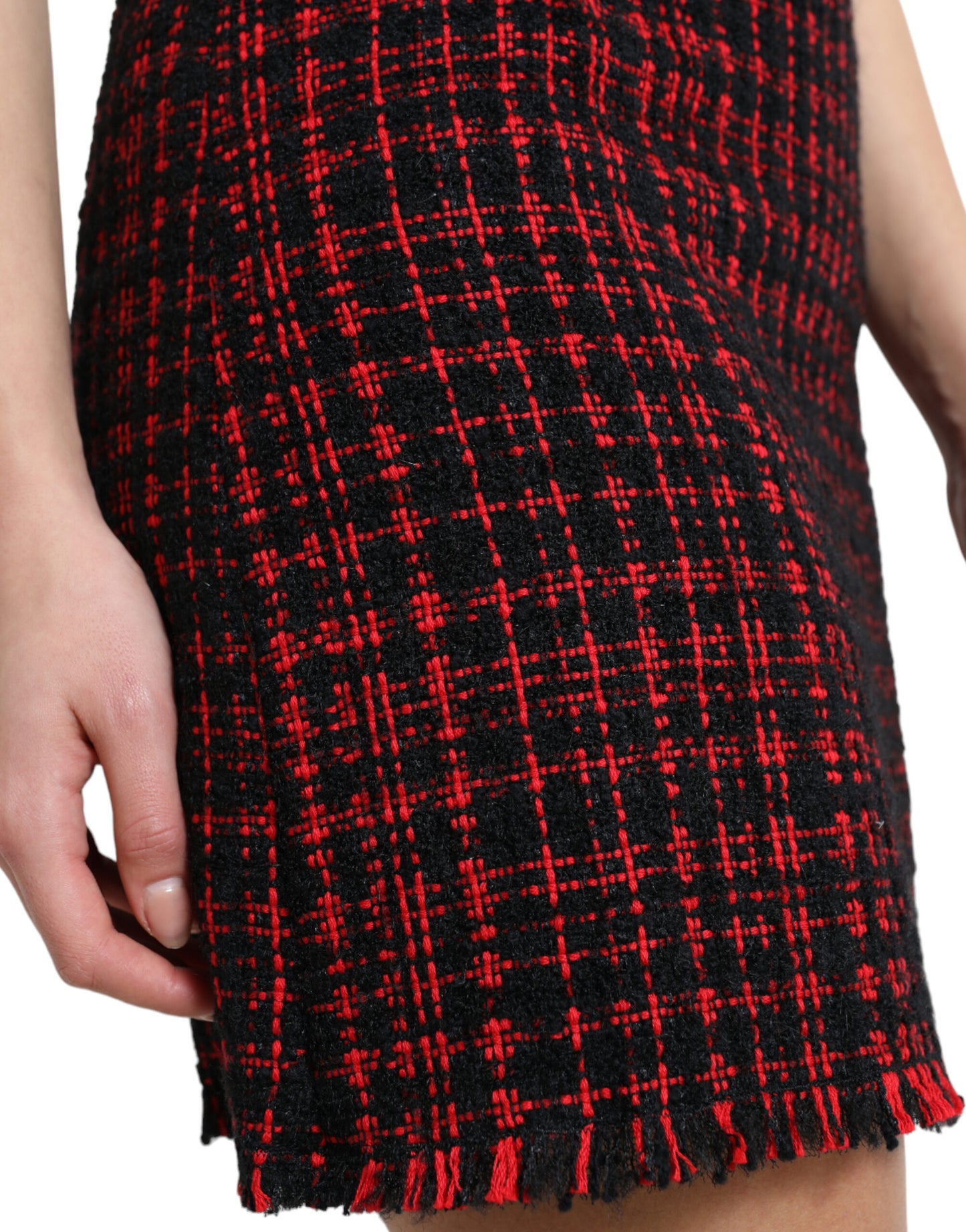 Dolce &amp; Gabbana - Mini-jupe taille haute en tartan alléchant