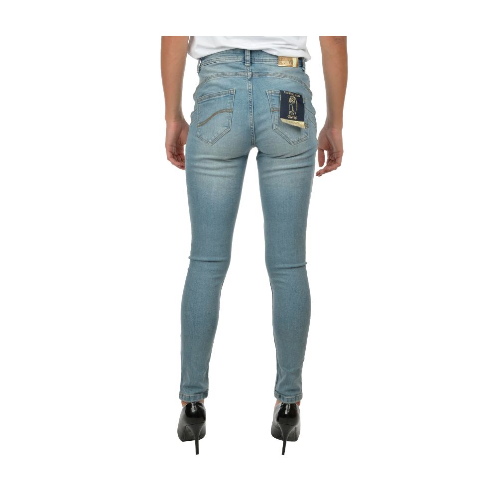 Yes zee: le jean skinny bleu clair pour femme