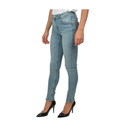 Yes zee: le jean skinny bleu clair pour femme