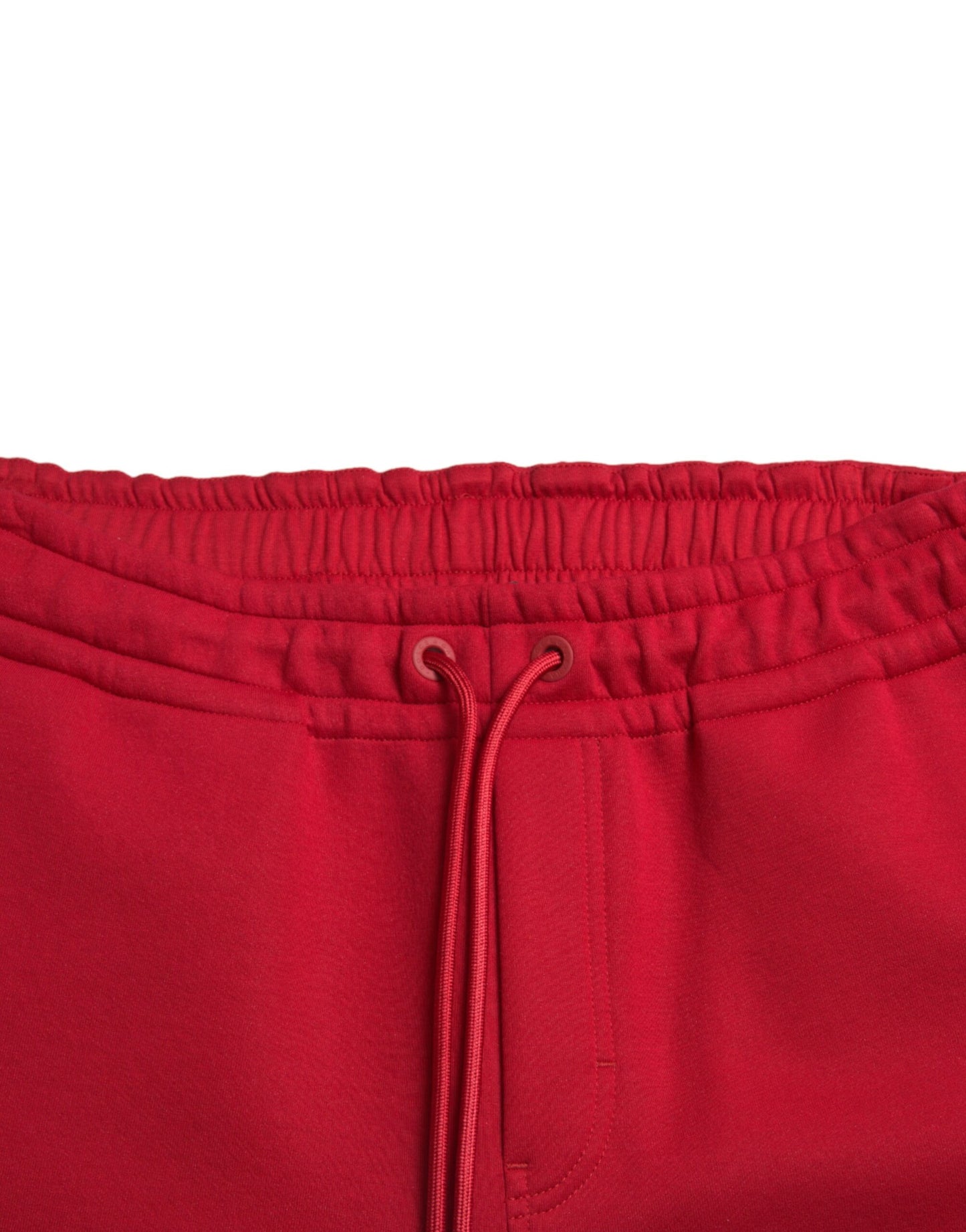 Dolce &amp; gabbana pantalon de jogging en coton mélangé rouge grésillant