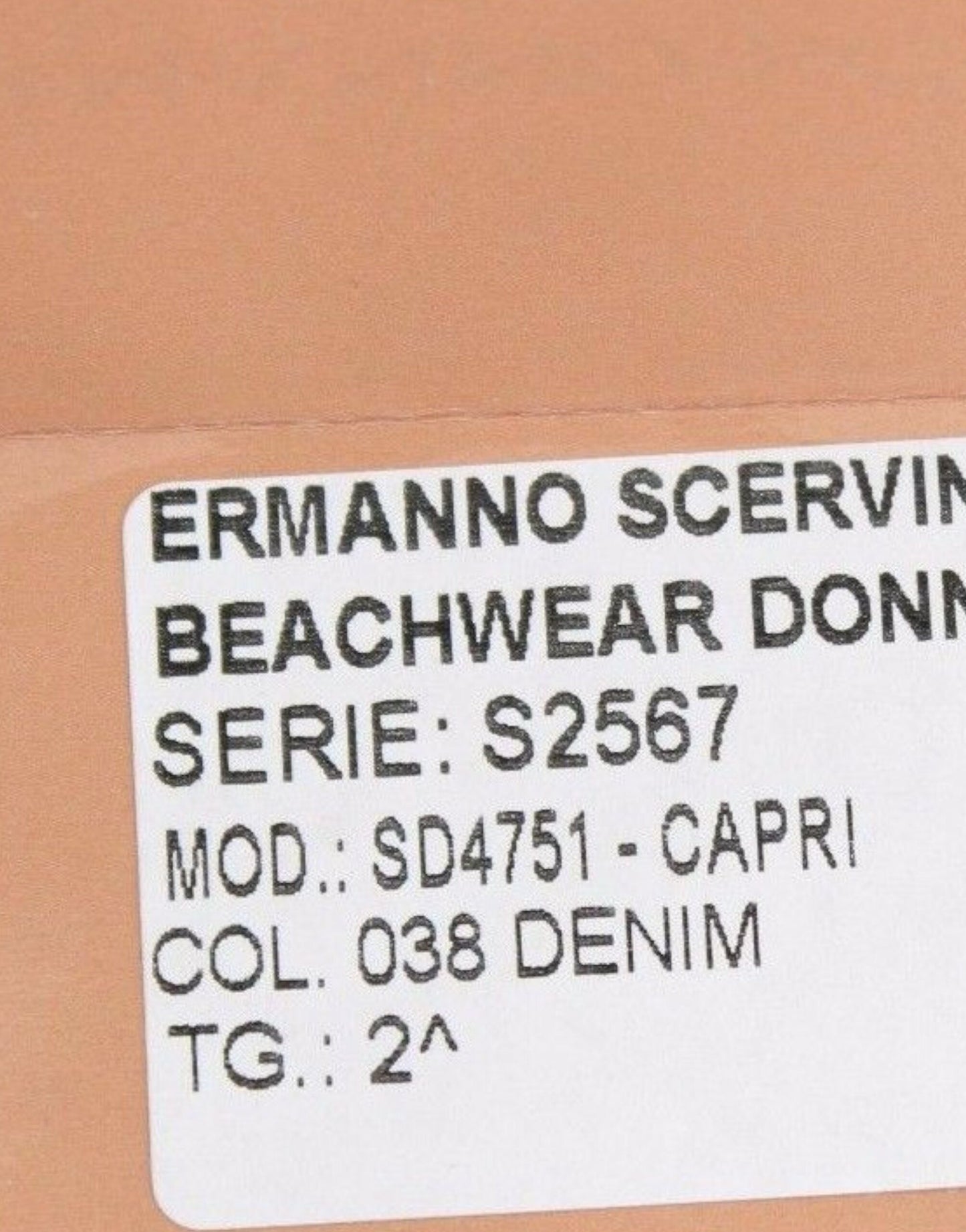 Jean capri bleu Ermanno Scervino pour les étés