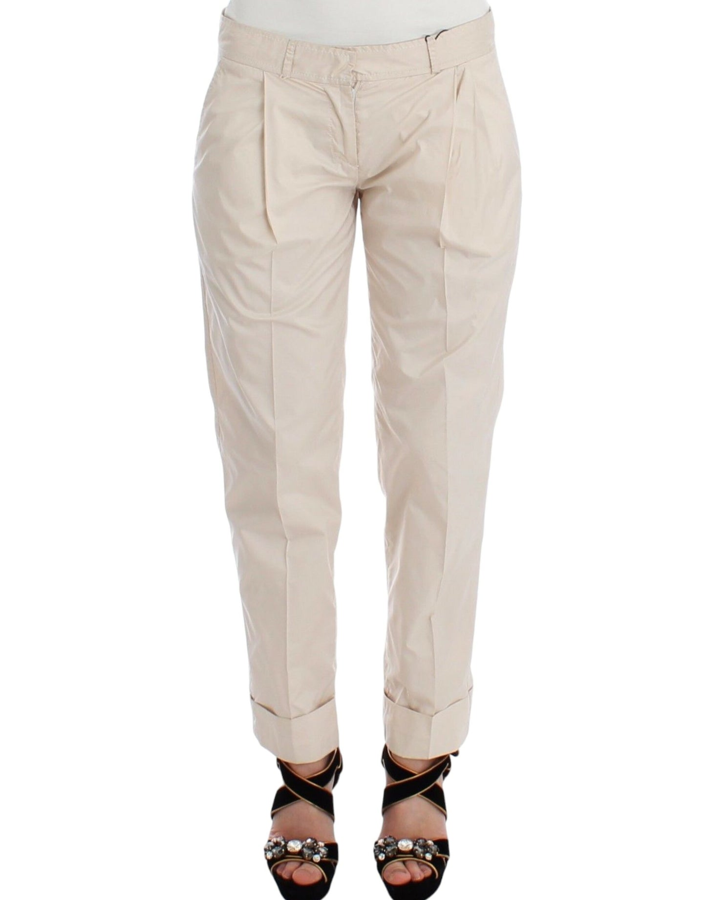 Pantalon chino beige Ermanno Scervino - redéfini