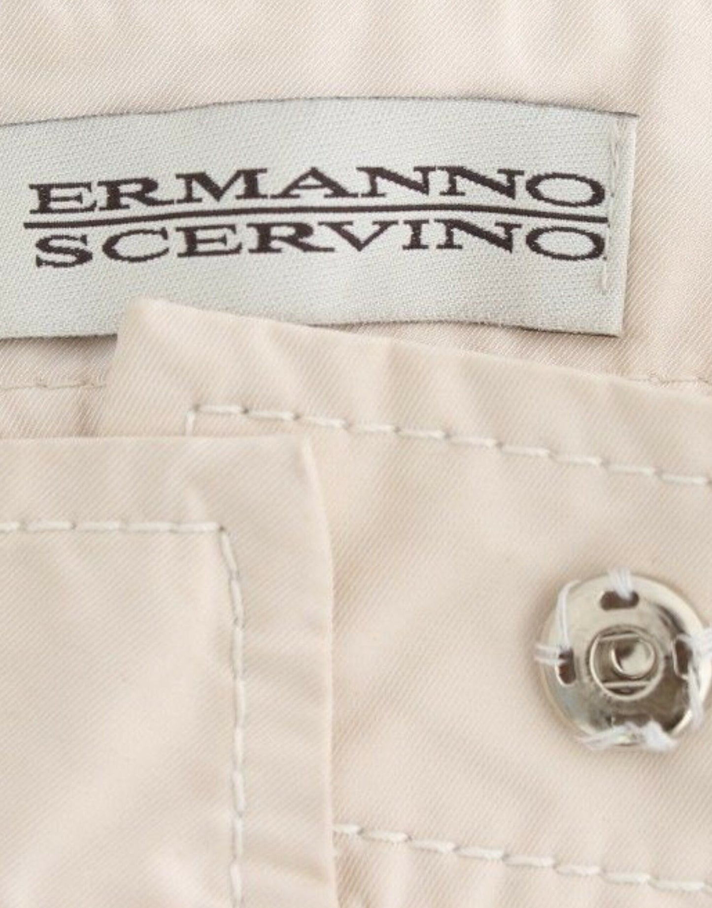 Pantalon chino beige Ermanno Scervino - redéfini