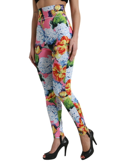 Dolce &amp; Gabbana - Legging taille haute à fleurs exquises