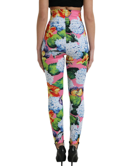 Dolce &amp; Gabbana - Legging taille haute à fleurs exquises