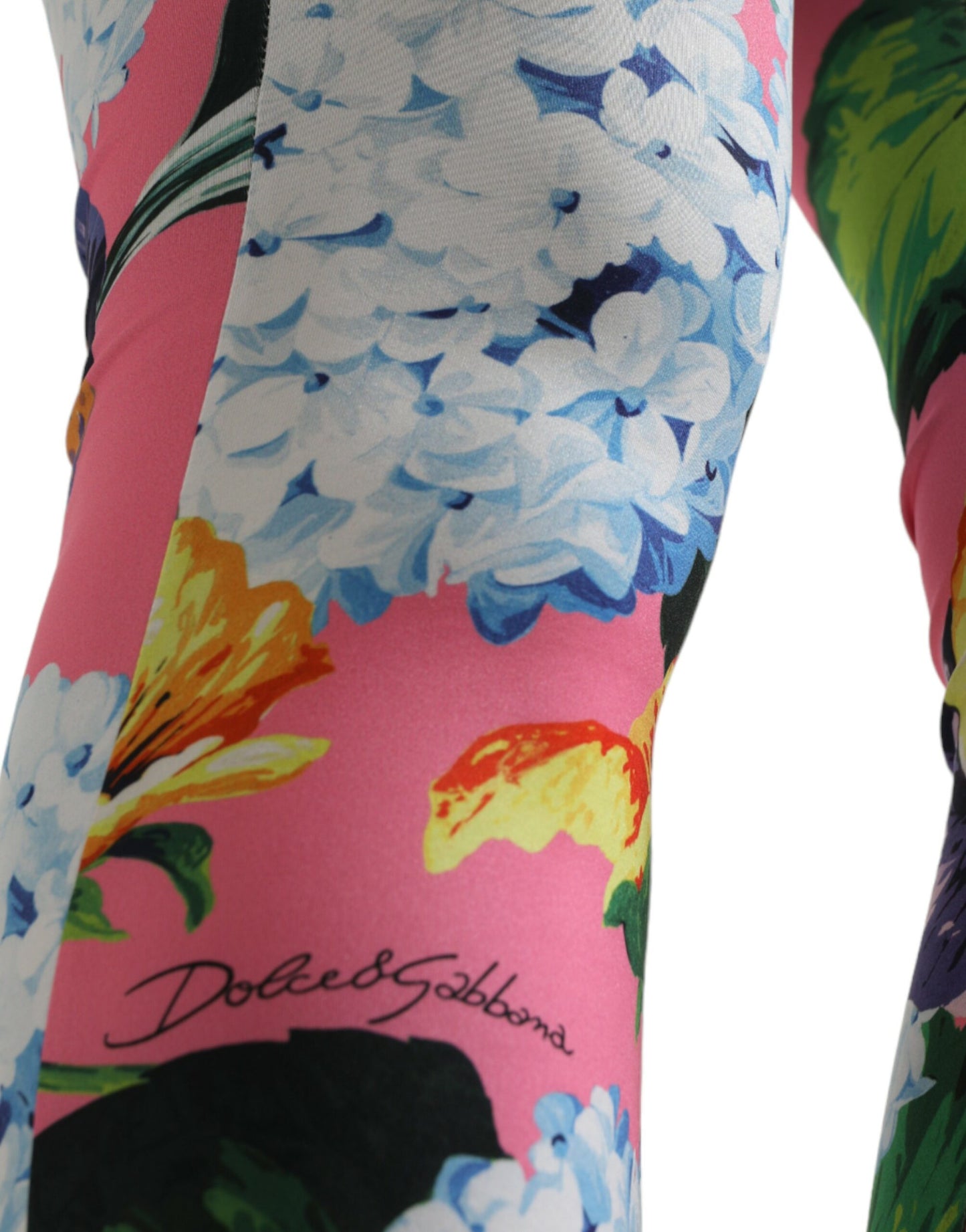 Dolce &amp; Gabbana - Legging taille haute à fleurs exquises