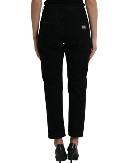 Dolce &amp; gabbana jean stretch noir taille haute