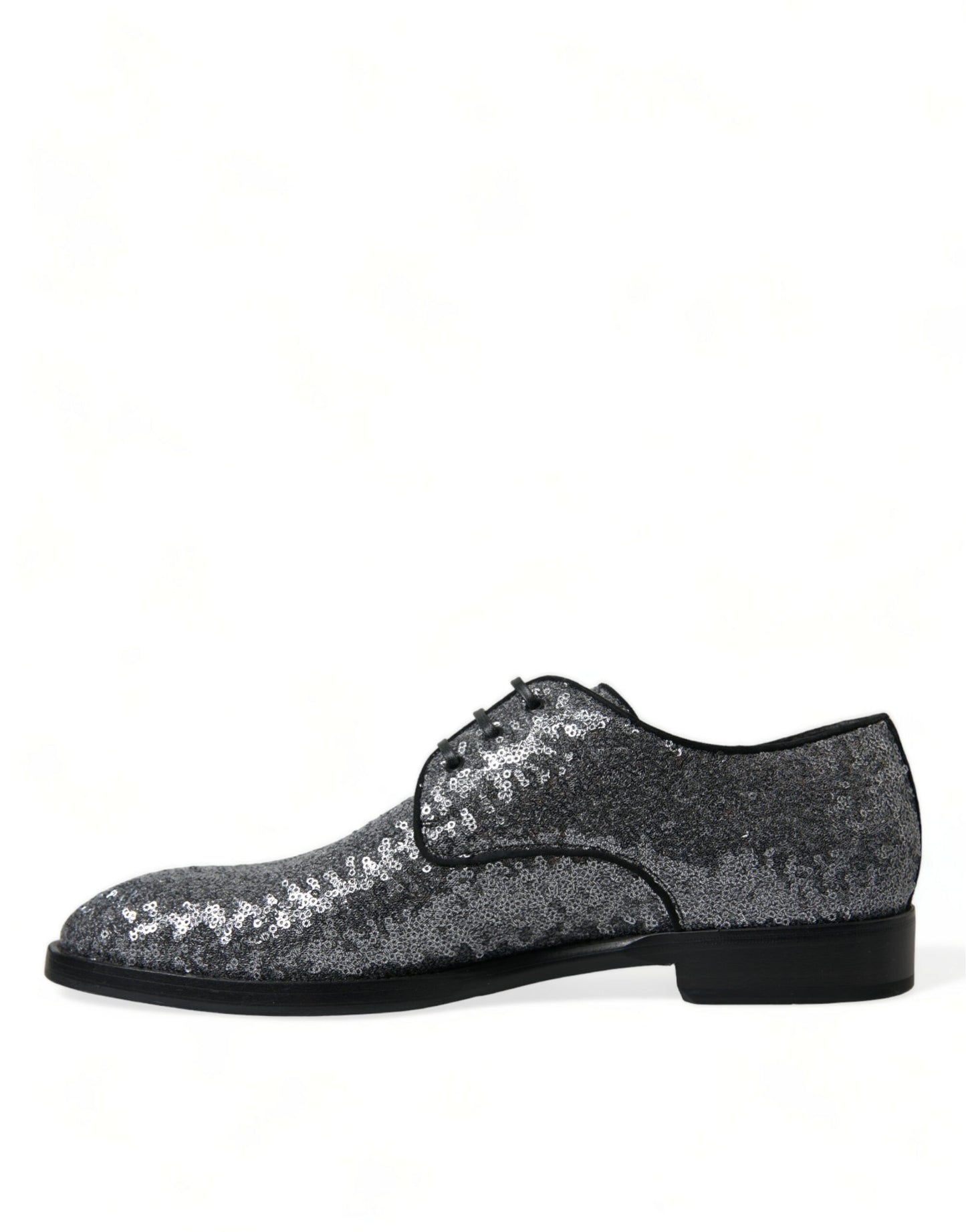 Dolce & Gabbana Exquisite Sequined Derby Dress Shoes