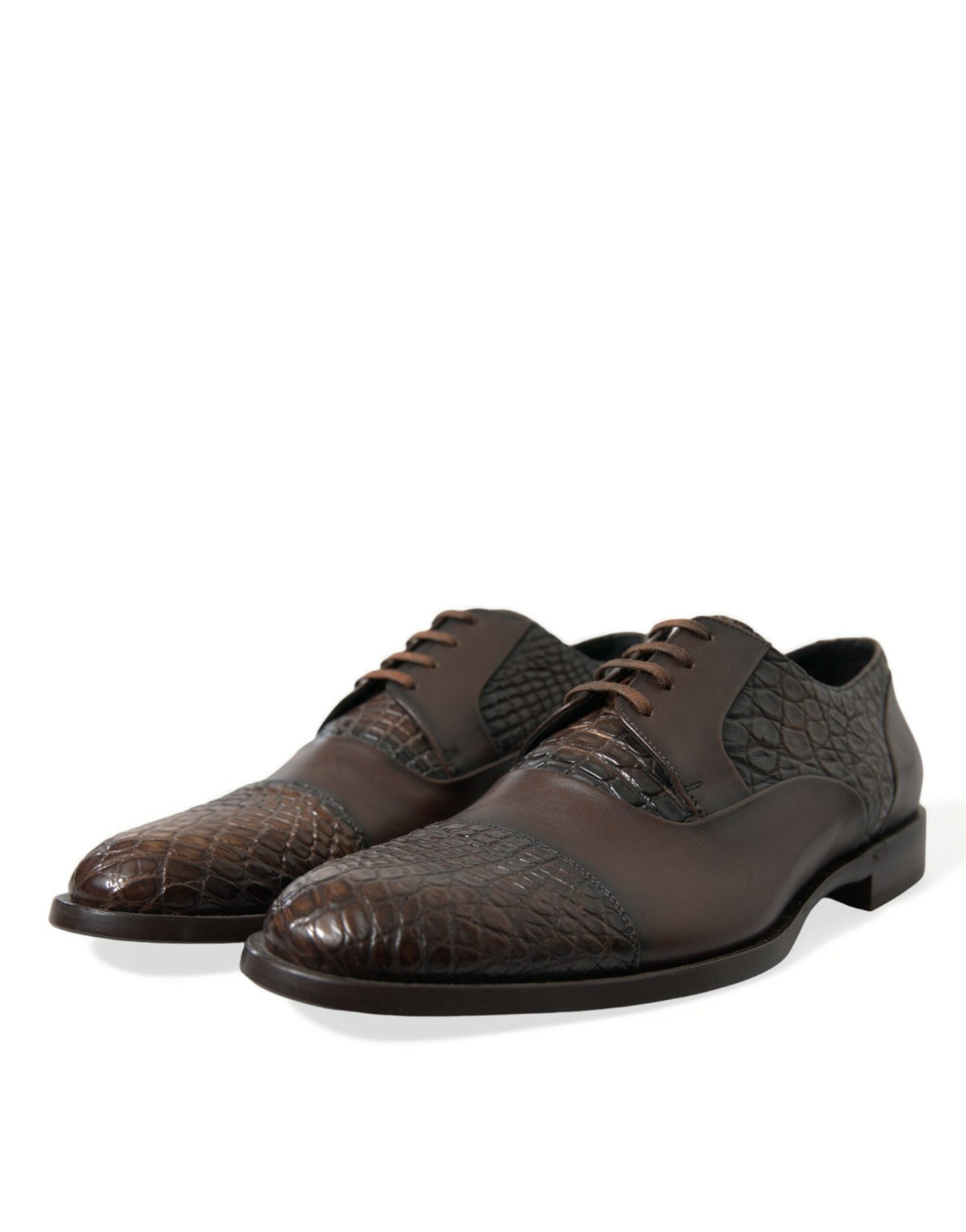 Dolce &amp; Gabbana - Chaussures habillées Oxford en cuir texturé