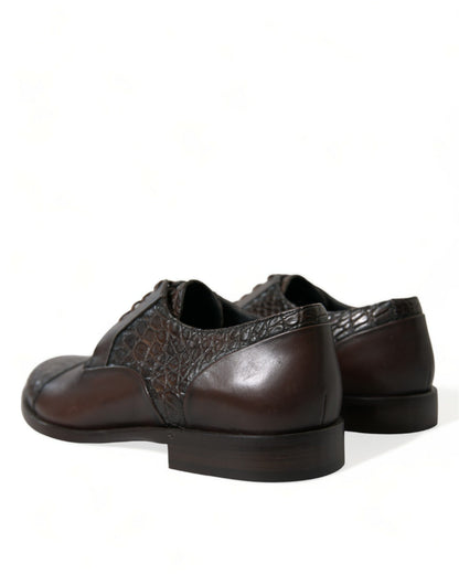 Dolce &amp; Gabbana - Chaussures habillées Oxford en cuir texturé