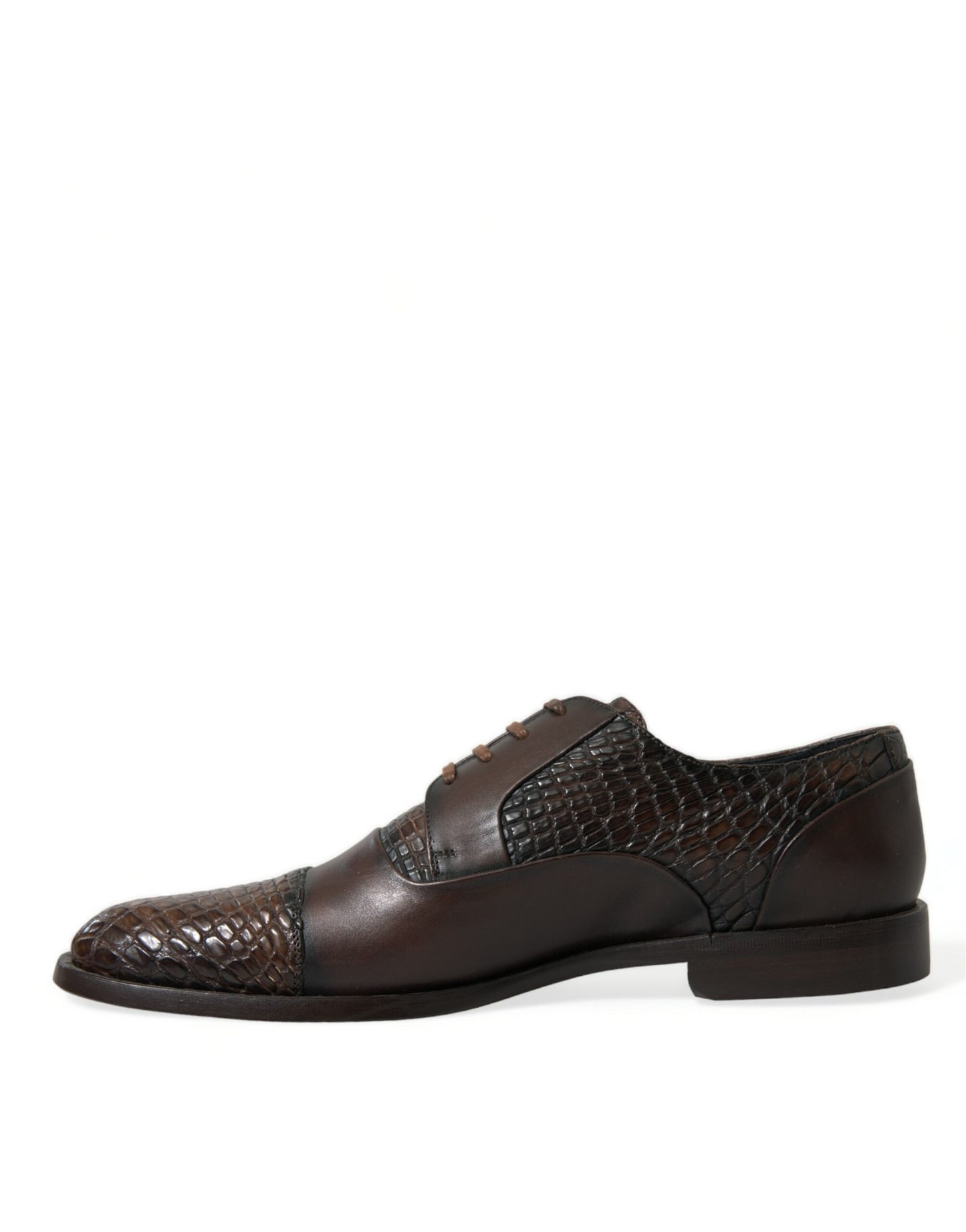 Dolce &amp; Gabbana - Chaussures habillées Oxford en cuir texturé