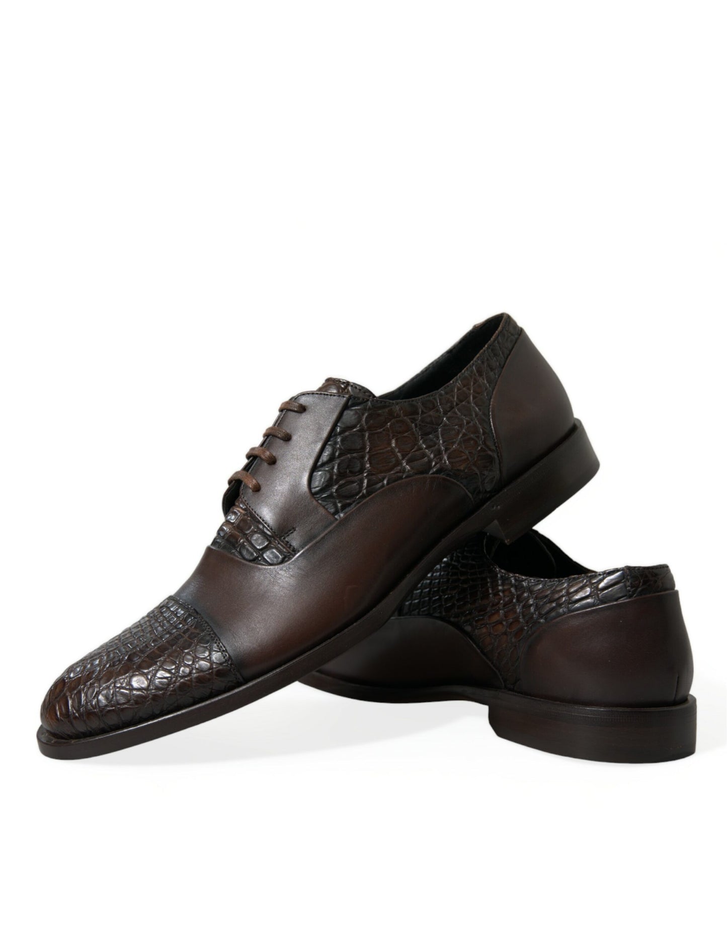 Dolce &amp; Gabbana - Chaussures habillées Oxford en cuir texturé