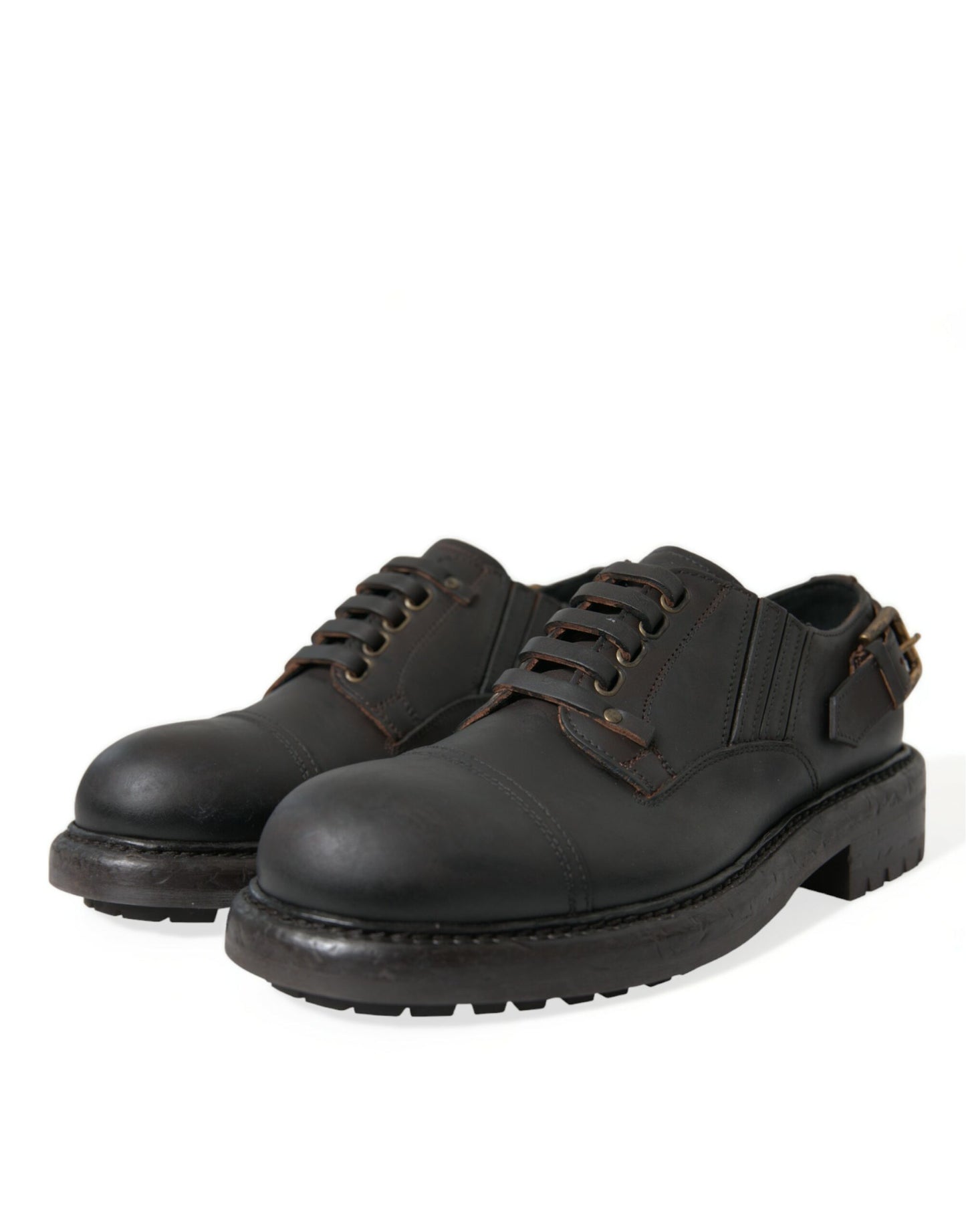 Dolce &amp; Gabbana chaussures derby en cuir pour hommes