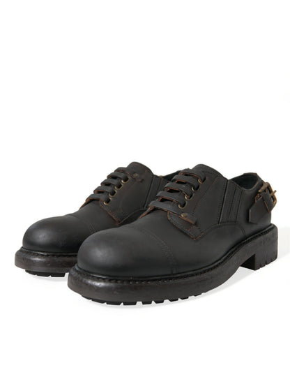 Dolce &amp; Gabbana chaussures derby en cuir pour hommes