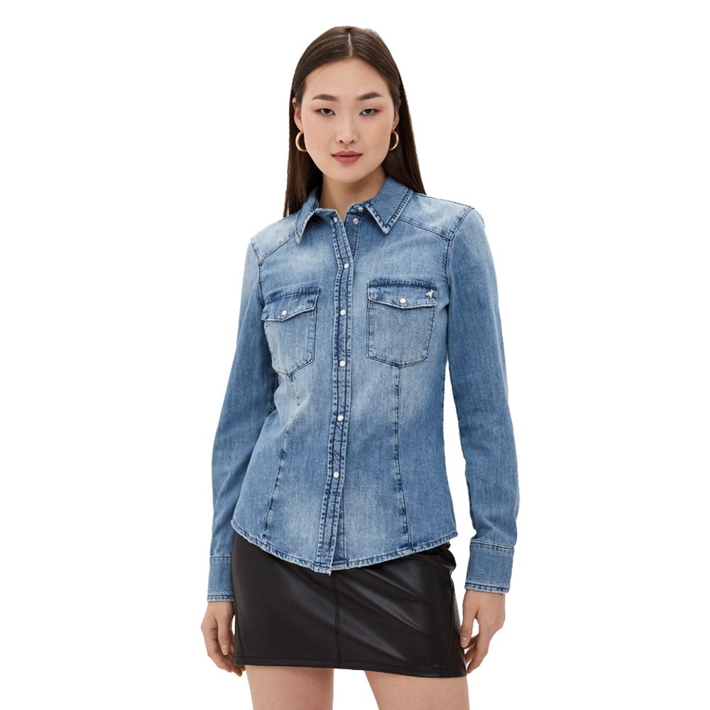 Chemise en jean bleu clair Patrizia Pepe