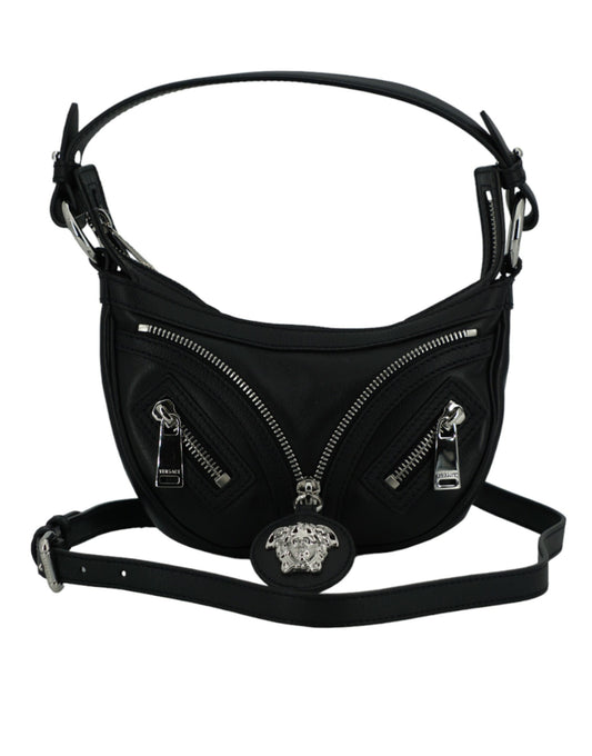 Versace mini sac porté épaule hobo noir